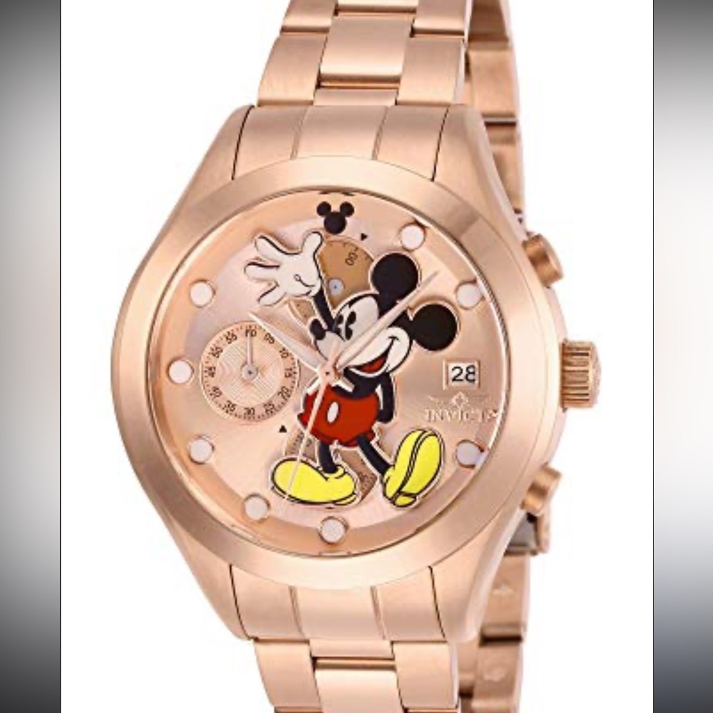 Invicta Rose Gold Chronograph Watch